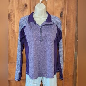 Danskin Now Purple Semi-Fitted Top